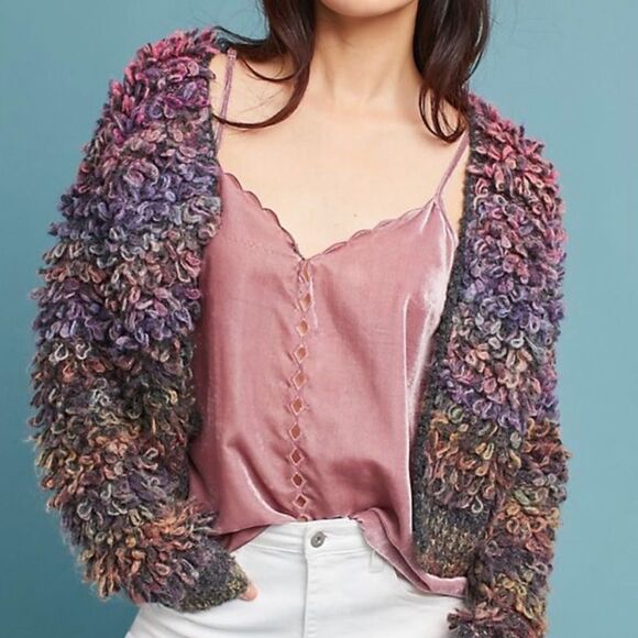 Maeve by Anthropologie Women’s Velvet Tank Top in Dusty Rose size xs - Picture 1 of 10